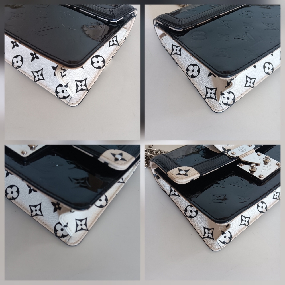 Louis Vuitton Vernis Epi Monogram Wynwood Black and White Crossbody Bag - Picture 10 of 14